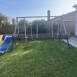 Free Kids Swing Set And Slide