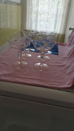 Antique Wine / Dessert Glasses