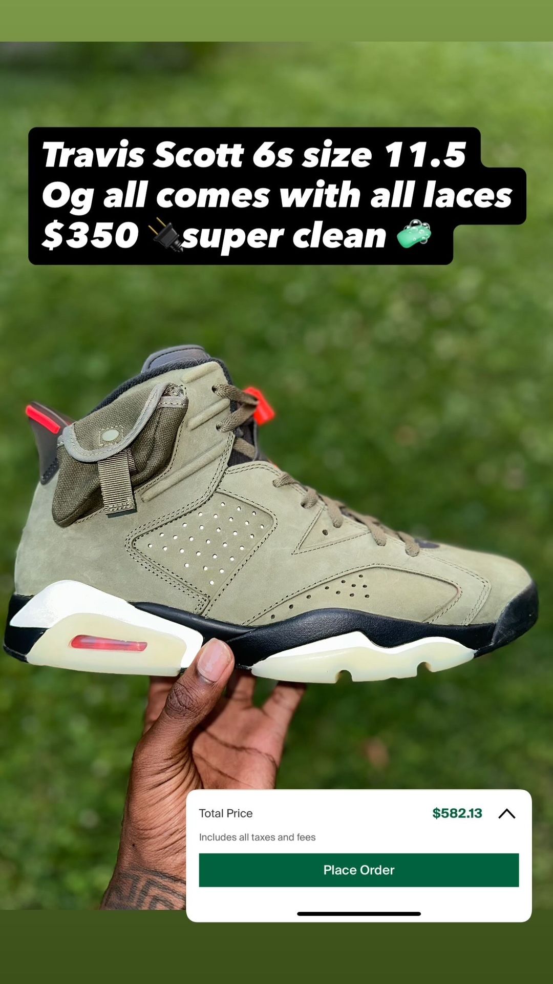 Jordan 6 Travis Scott