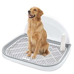 Dog Potty Tray, GANCHUN Pet Indoor Dog Training Toilet 23" x 20" Dog Potty Training Pee Pad Holder for Small and Medium Dogs NEW IN BOX 587