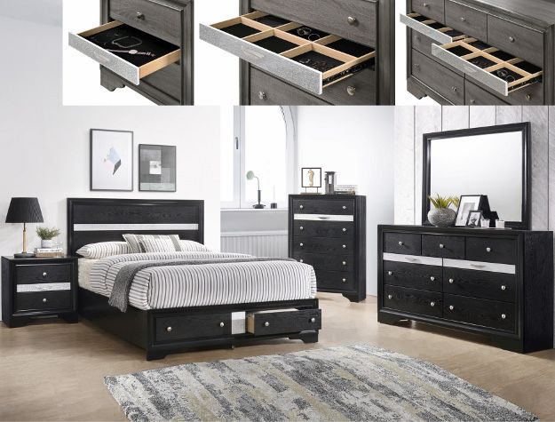 50% SALE Queen Size Platform Bedroom Set With Storage