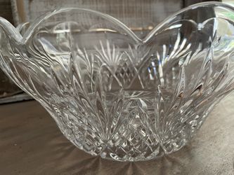 Large Cut Glass Bowl
