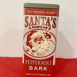 NEW!! Santa Tin with Vintage Santa Image