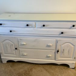 Vintage Pine Dresser Or Dining Buffet
