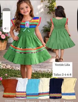 Girls Mexican Dresses - Variedad de Vestidos Para Niñas