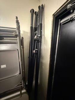 Volleyball net poles