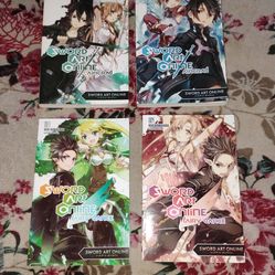 SWORD ART ONLINE LIGHT NOVELS VOLUMES 1 -4