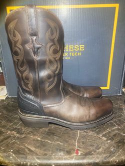 Luchesse saftey toe work boots size 9.5 D for men