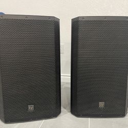 EV zlx 15 Powered Speakers