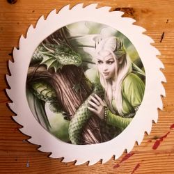 Dragon Queen Decorative Saw Blade