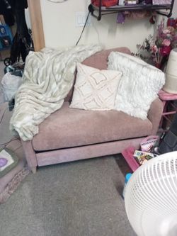 Small Pink Loveseat 