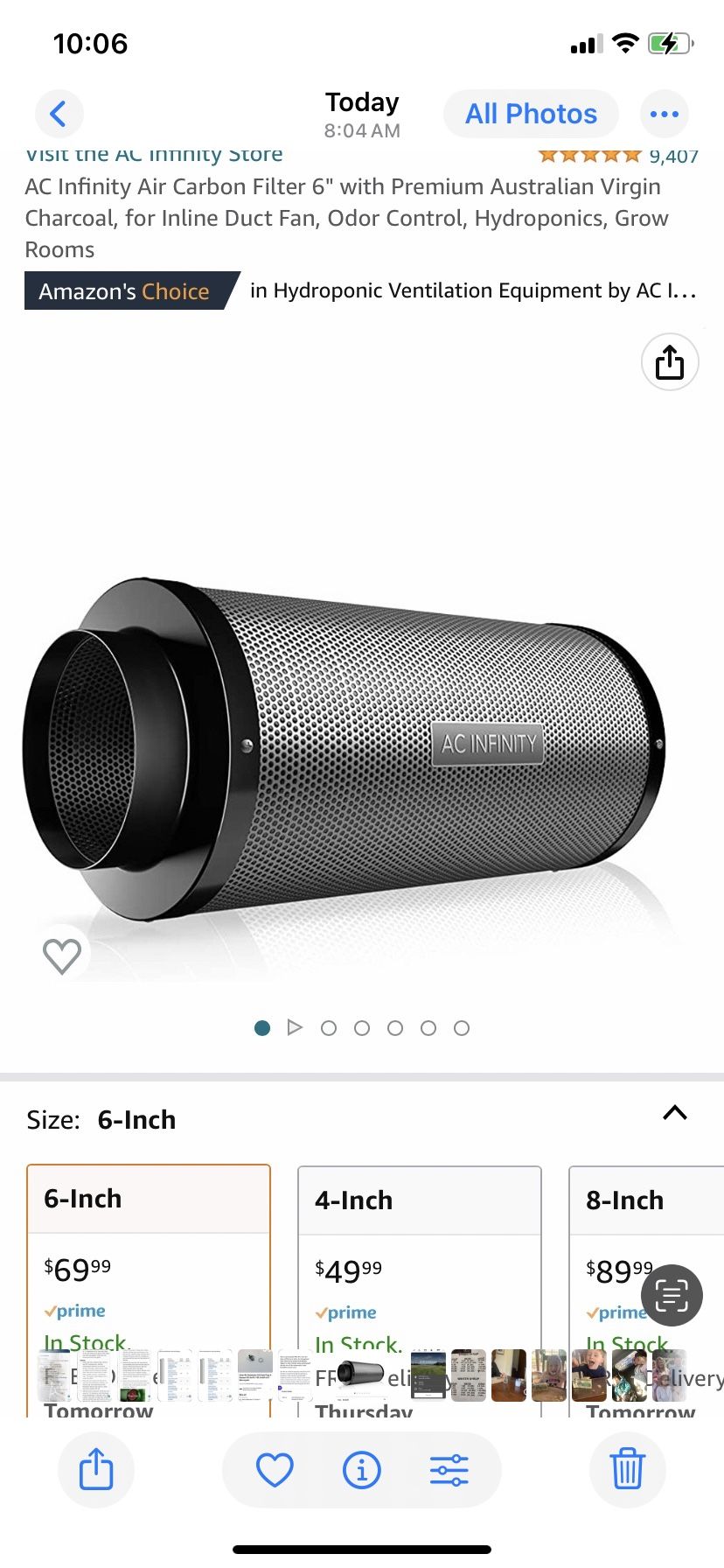 Growing Tent Air Filter