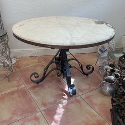 Marble Top Dining Table