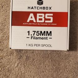 HATCHBOX ABS 3D Printer Filament, Dimensional Accuracy +/- 0.3 mm, 1 kg Spool