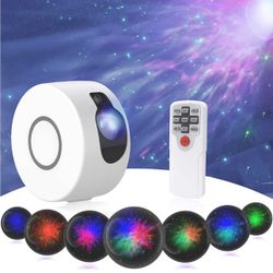 Star Night Light Projector, Upgrade 15 Lighting Modes 7 Effects Galaxy
