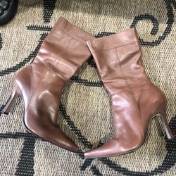 Brown Dakota Leather boots 7 1/2