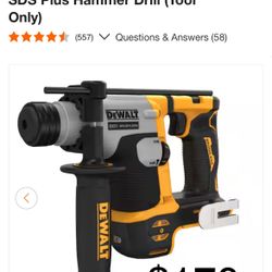 20V MAX Cordless Brushless Ultra-Compact 5/8 in. SDS Plus Hammer Drill (Tool Only)