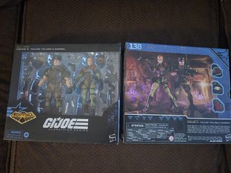 Gi joe Vincent R Falcon & Quarrel Night Force exclusive set x2