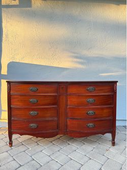 Antique Dixie Solid Wood Dresser