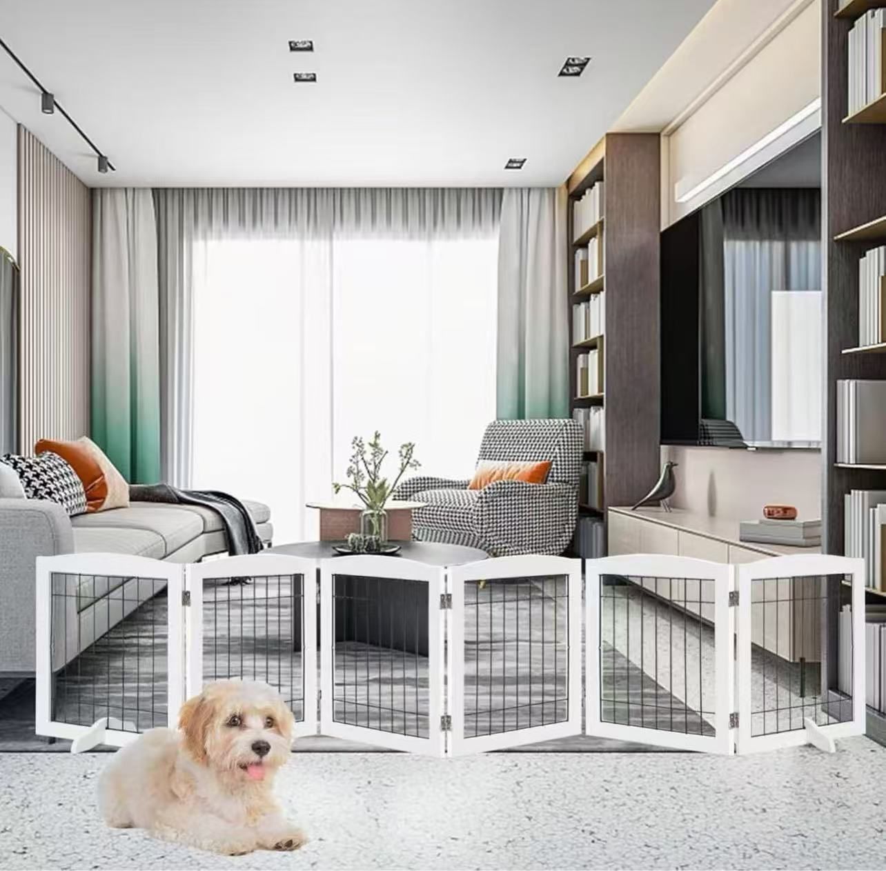 Room Divider Petco Indoor Dog Fence Sturdy Wood Pet Gate