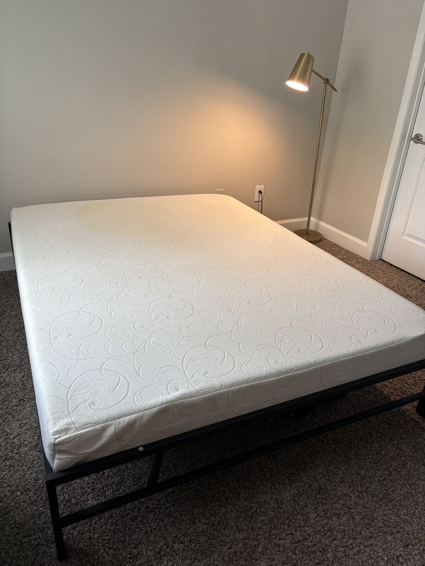 Queen Mattress and Frame