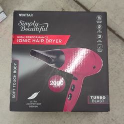Vivitar "Simply Beautiful" high-performance ionic hair dryer