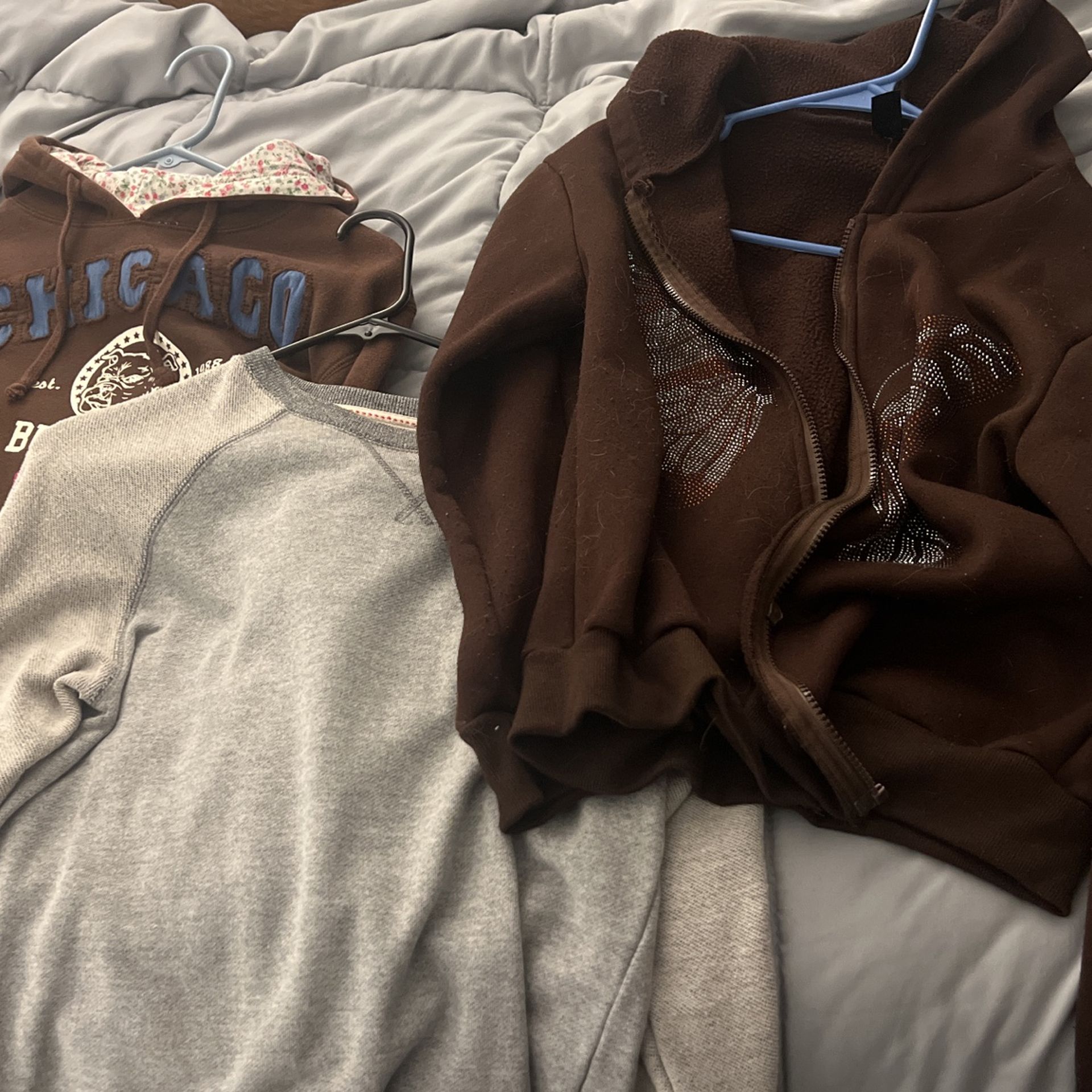 3 Hoodies/sweatshirts For $10