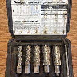 HOUGEN, "12,000-SERIES" HSS CUTTER KIT, 2" DEPTH OF CUT               12002