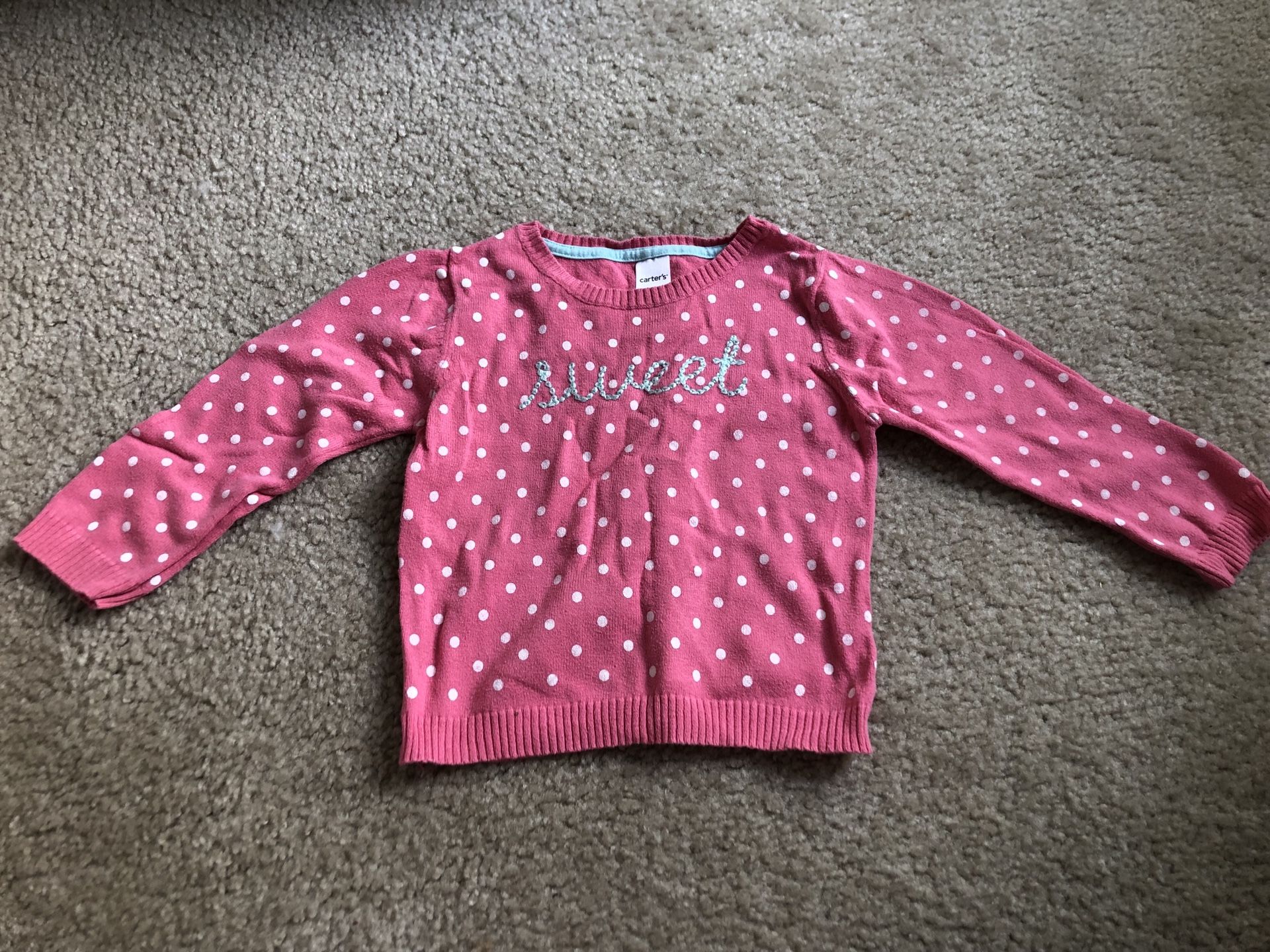 Thin cotton knitted sweater 2T