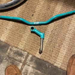 Mongoose 1981 Mountain Bike Riser Stem And  Bars