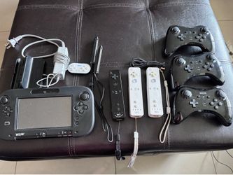 WiiU and controllers