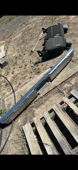 C-10 rear chrome bumper