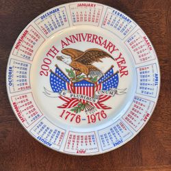 Bicentennial 1(contact info removed) 200th Anniversary Year Souvenir Plate USA America