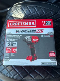CRAFTSMAN V20 RP Brushless 1/2″ Impact Wrench – Brand New