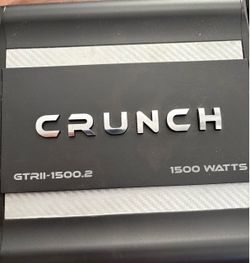 Crunch GTRII-1500.2 Class A/B 2-Channel Car Amplifier – 1500W Max