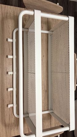 IKEA White Shelf w/hooks