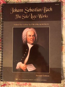 WG100 - The Solo Lute Works of Johann Sebastian Bach for Guitar