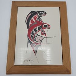 Spawning Salmon Tile Print by Danny Dennis