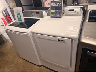 Samsung washer and gas dryer