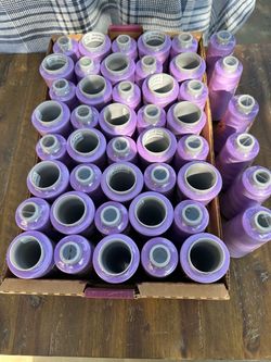 Toldi-Lock Purple Serger Thread Cones – Bulk Lot