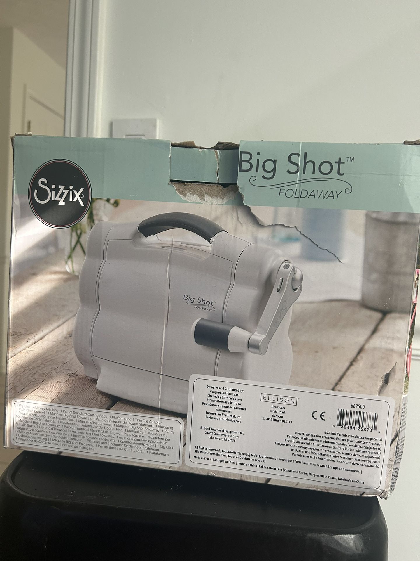 Sizzix BIG shot Foldaway Die Cutting Matching