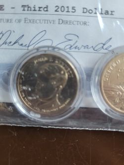 John F Kennedy Golden Dollars
