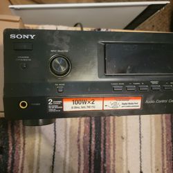 100w X 2 Sony Receiver Old School Works 