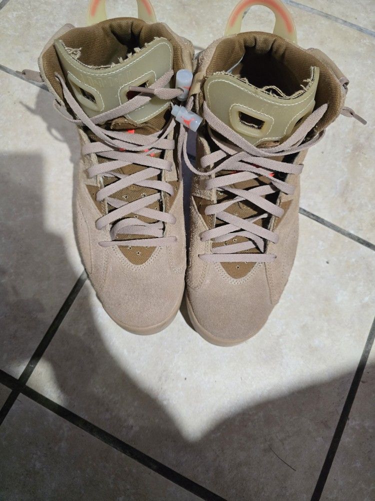 Travis Scott Olive Jordan 6's & Pharell Human Race NMD