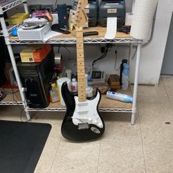 Fender Stratocaster Black Electric Guitar 