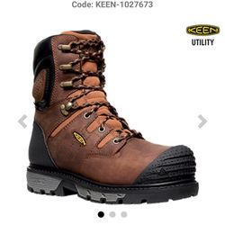 Keen Mens Size 12 steel toe Boots 