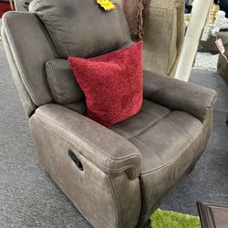 Grey Recliner 