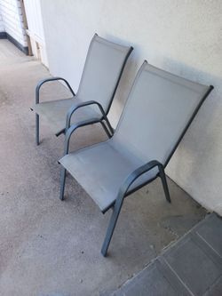 Patio chairs