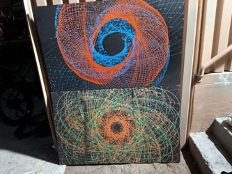 * Original one of a kind PENDULUM PAINTINGS *