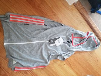 New Adidas Zip Up Hooded Tank